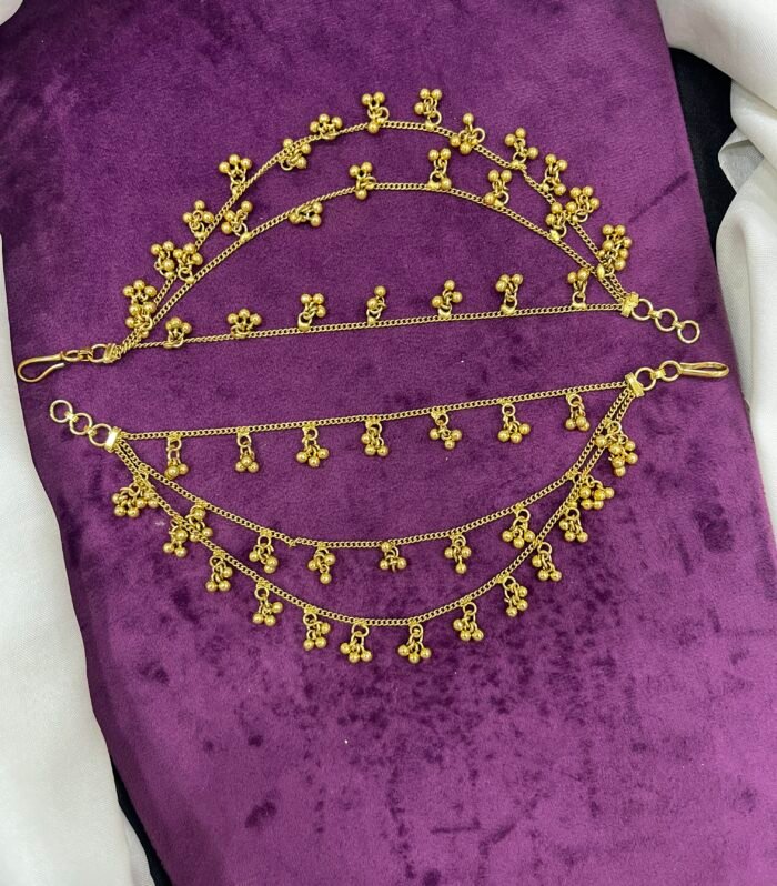 Brass Made Maattal with Beautiful Hanging Gold Small balls