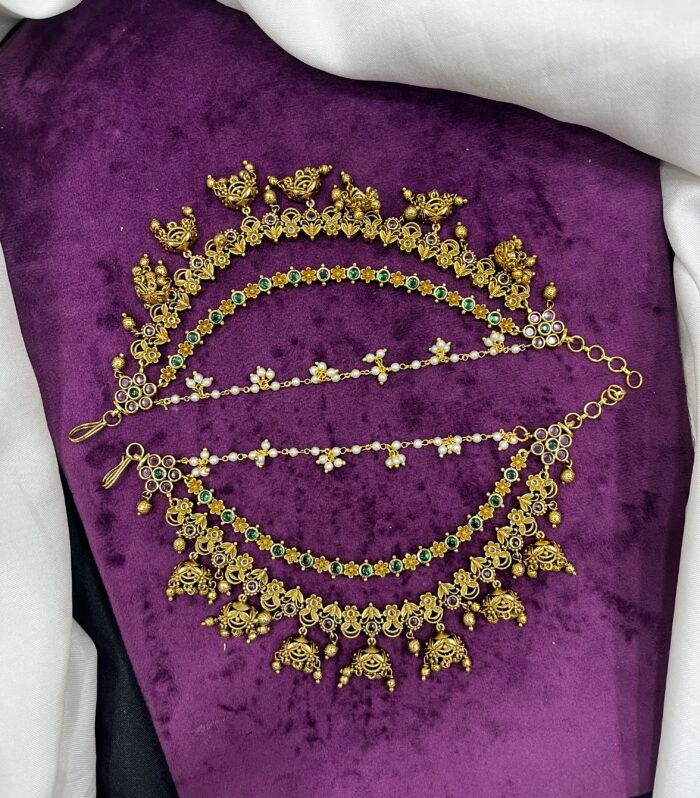 Kemp with Brass Made Jhumka Maattal Premium Quality