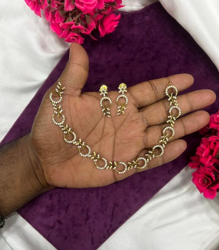 Traditional and Western Wear Leaf Necklace