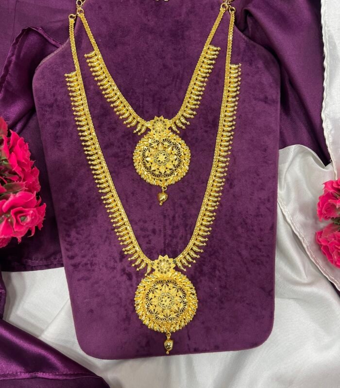 Micro Plated Combo Design With Affordable Price And Gold Copy Without Goddess Design