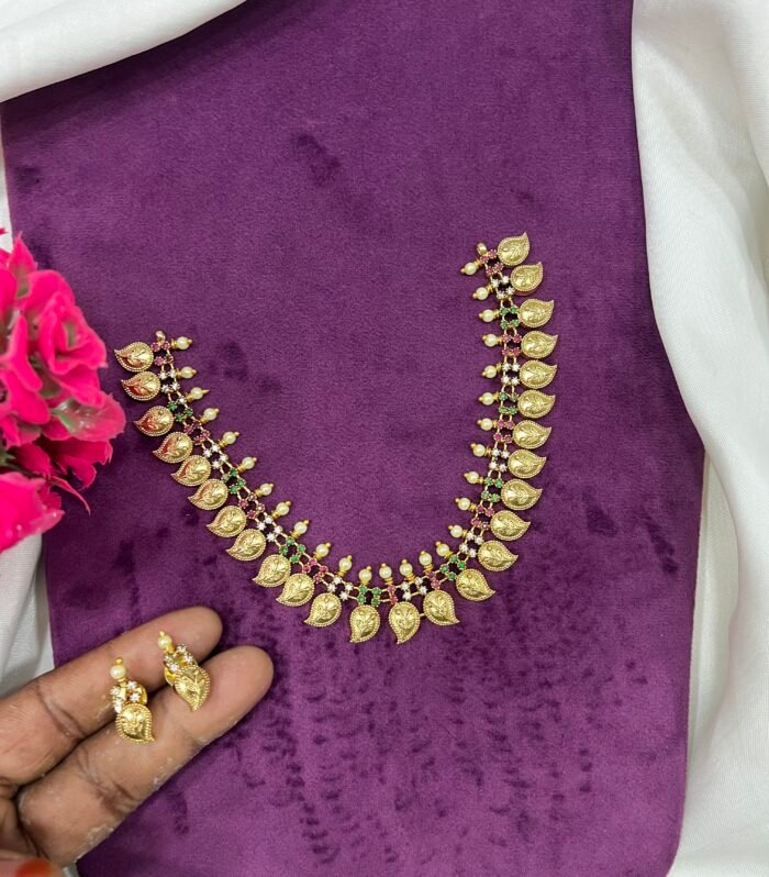 Antique Mango Design Cum Unique Stud
