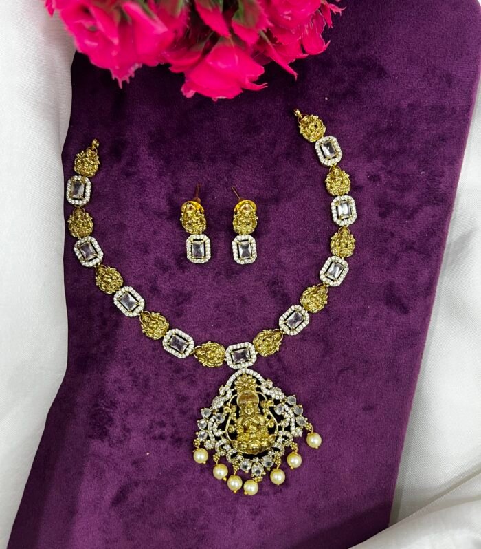 Lakshmi Design Necklace beautiful Suit For Saree