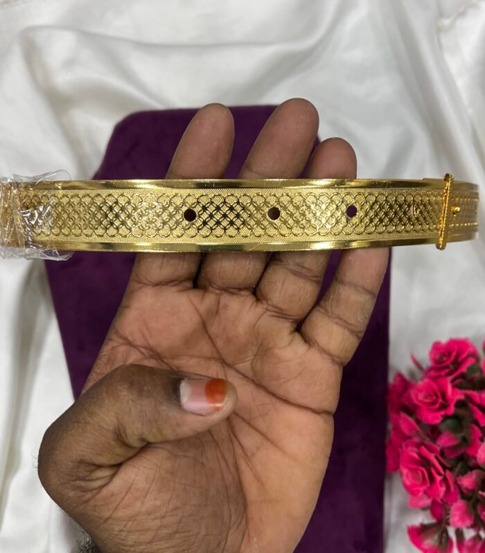 Plain Design Hipbelt Premium Gold Finish