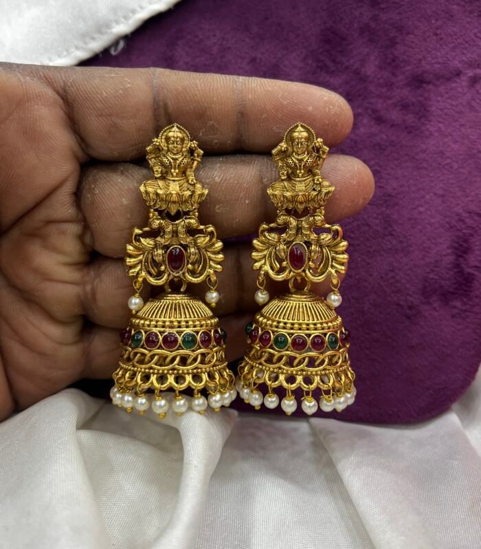 Antique Jhumka Lakshmi Design