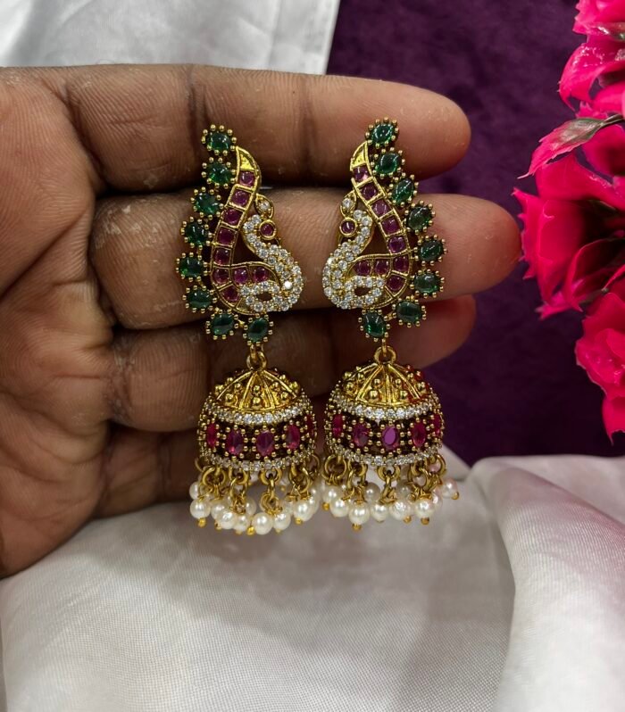 Peacock Unique Jhumka