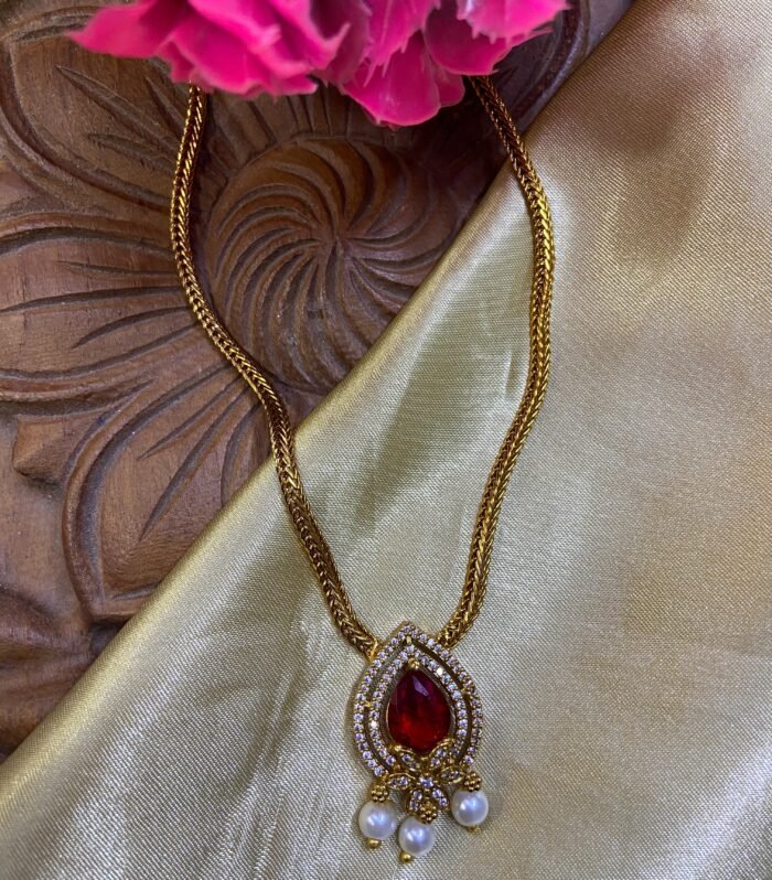 Necklace Gold Replica With Pendant