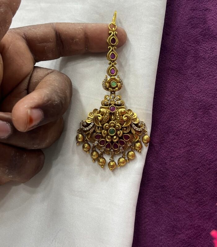 Non idol Brass made Tikka Can wear Bride and bridesmaid