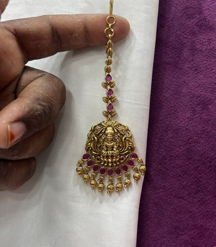 Lakshmi design Tikka real kemp with brass made