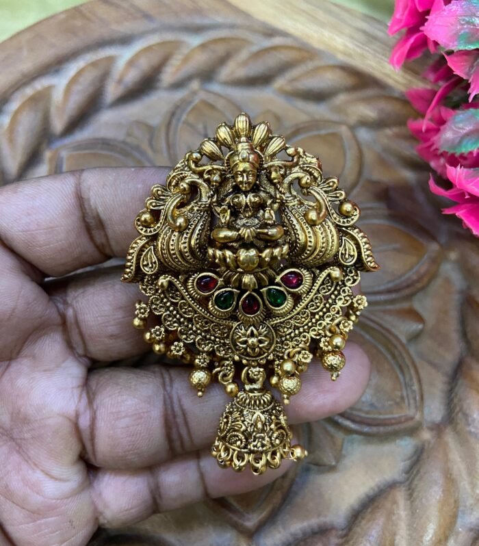 Jadai Billai Lakshmi Single Pendant 2