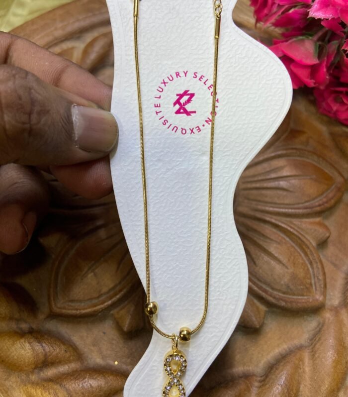 Anti-tarnish Anklet Infinity model (Pair-2pc)