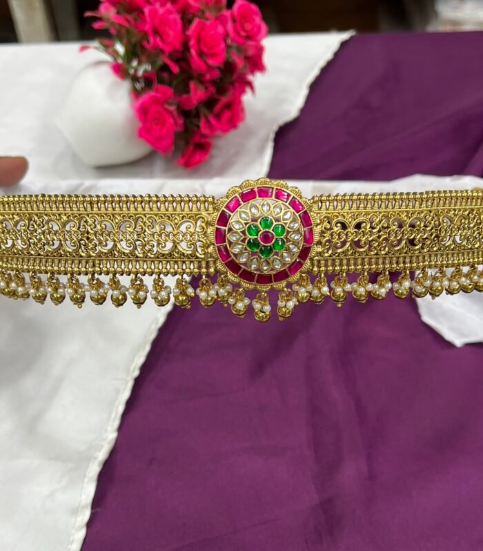 Jadau kundan hipbelt can wear bride and Bridesmaid