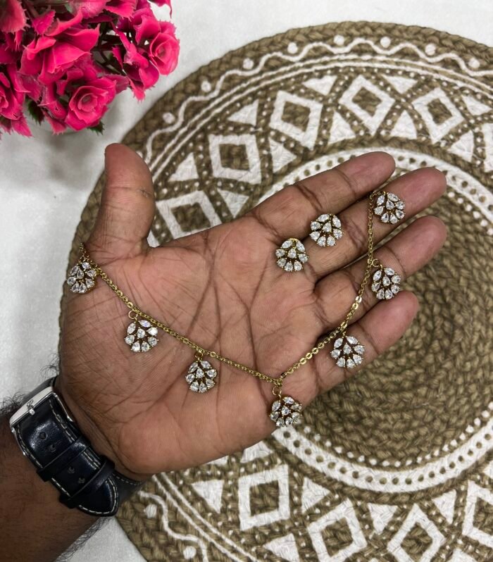 Mehandi Finish Necklace Premium NM-1